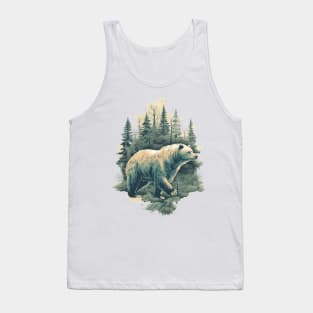 Forest bear Tank Top